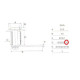 Fémbútorzár 103-30mm 2db kulccsal Anbo