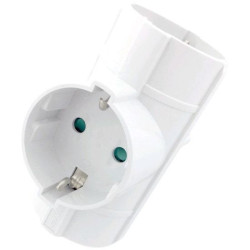 Hálózati elosztó földelt 3-as függőleges 'T' Entac EPAG-T3EE