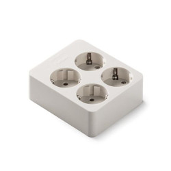 Elosztósor szerelhető szögletes, négyes Famatel 2504