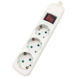 Elosztósor szerelhető kapcsolós hármas Entac ERWSEG3-SW