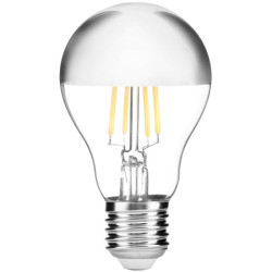Led fényf. E27 7W 2700K filament Avide Half Mirror