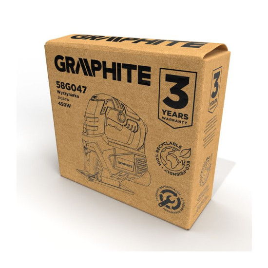 Dekopír fûrészgép 450W Graphite 58G047