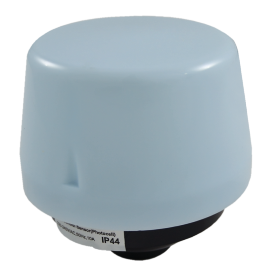 Alkonykapcsoló IP44 5-50 lux max. 300W Tracon ALK-