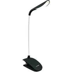 Asztali lámpa LED 1,5W Avide csíptethető fekete