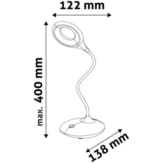 Asztali lámpa LED 4W Avide Minimal