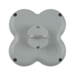 Hálózati elosztó földelt 4-es Technik TP4