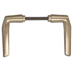 Ajtókilincs alumínium eloxált 'F2' hosszú tengelyes  88mm