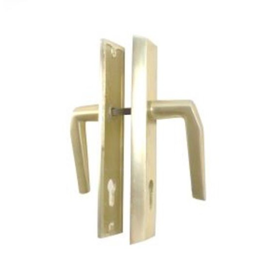 Kilincsgarnitúra 72cly. erősített, alumínium F2