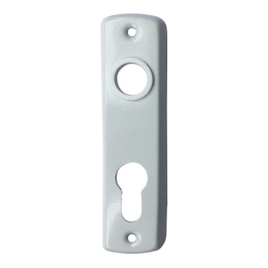 Ajtócím 55cly. alumínium fehér