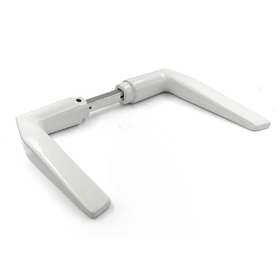 Ajtókilincs alumínium porszórt, fehér N°410 