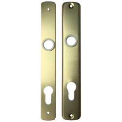 Portálcím 92cly alumínium eloxált 'F2'