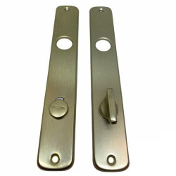 Kilincsgarnitúra 90WC alumínium eloxált F2