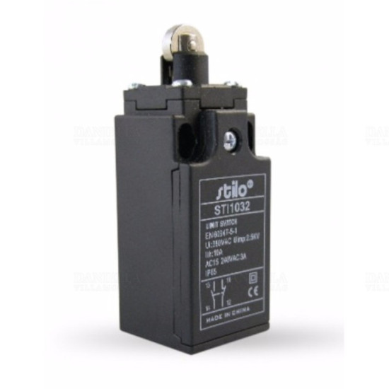 Végálláskapcsoló görgős 3A/240VAC 1NC+1NO STI1032