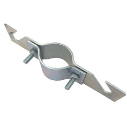 Tetőtartó bilincs 2"-os csőre, kéthornyú     