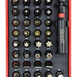 Csavarbehajtó bit készlet 34 részes Abraboro 