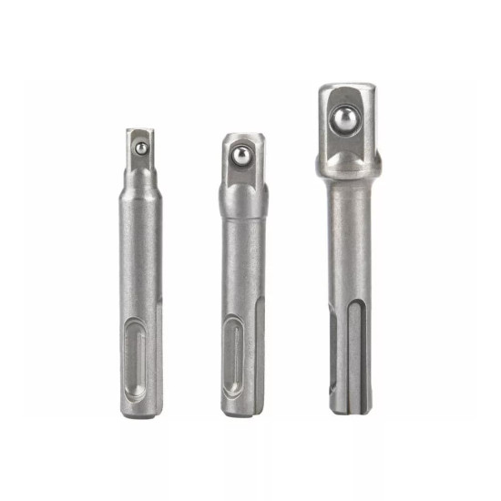 Dugókulcs adapter 1/4"-3/8"-1/2" SDS-Plus Extol