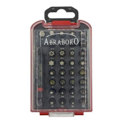 Csavarbehajtó bit készlet 34 részes Abraboro 