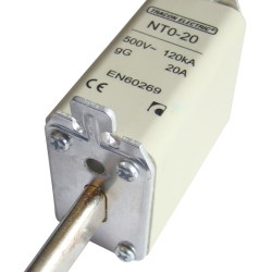 Késes biztosíték NT0-25A Tracon