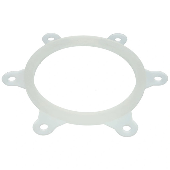 Bojler zárófedél tömítés szilikon, csillag alak, fehér