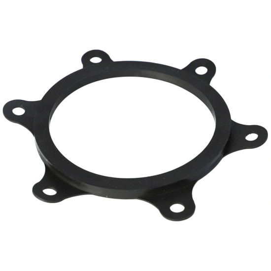 Bojler zárófedél tömítés gumi, csillag alak, fekete