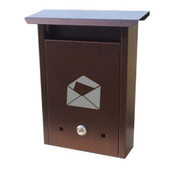 Postaláda 31x21x7cm álló zárható Klasszik boríték j.