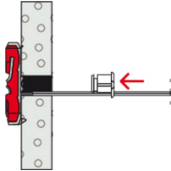 Gipszkarton tipli+csavar Fischer Duotec 10 S PH