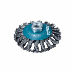 Drótkorong körkefe, kúpos, 115mm M14, sodrott Makita D-39883