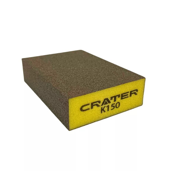 Csiszolószivacs 100x70x30mm K150 "közepes" Crater