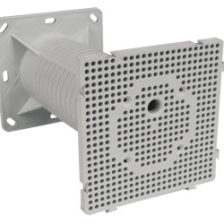 Magasított szerelőlemez hőszigetelésbe 119x119mm 50-200mm MDZ KB Kopos