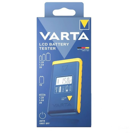 Elemteszter LCD Varta 893