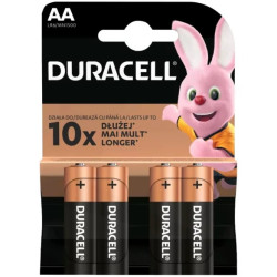 Duracell elem AA ceruza 4db