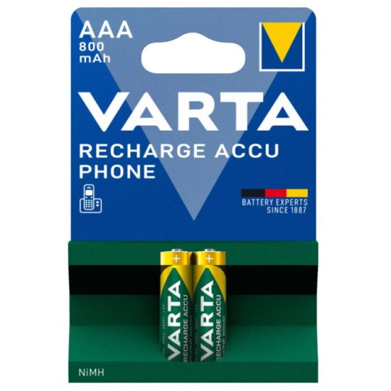 Varta akkumulátor AAA mikro 2db 800mAh