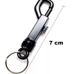 Karabiner rugós 70mm műanyag, színes