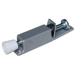 Ajtókitámasztó taposós 130mm ezüst