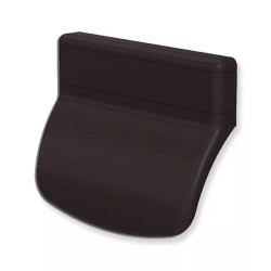 Erkélyajtó fogantyú műanyag 70x55mm fehér, barna  