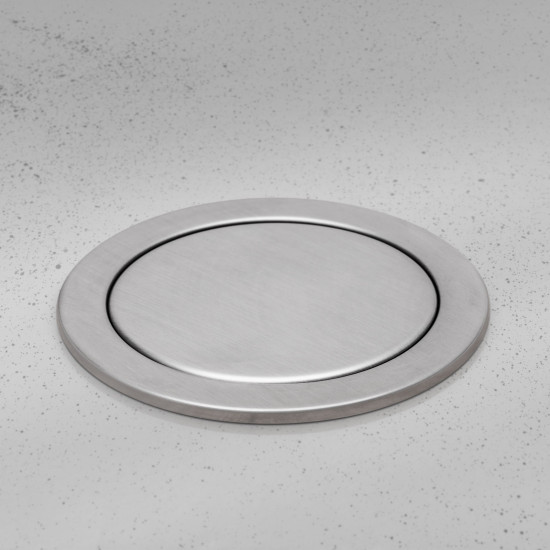 Rejtett elosztó, pultba süllyeszthető hármas szálcsiszolt Delight 20430B