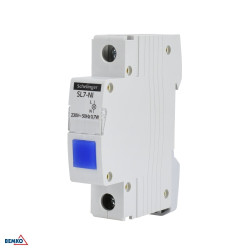 Moduláris jelzőlámpa kék 0.3mA 230V Bemko L7-NI