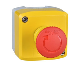 Vészgomb tokozott 1NY Schneider XALK178