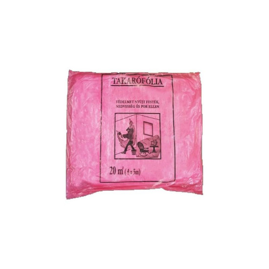 Takarófólia vékony piros 20m2
