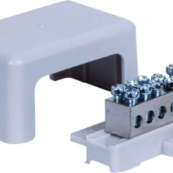 EPH potenciálkiegyenlítő sín 1x6-25mm2, 5x1.5-6mm2 Pollmann 2030303