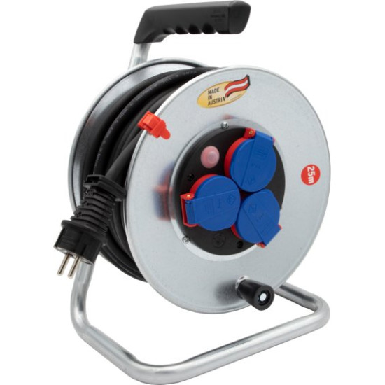 Kábeldob 25m 3x1,5mm2 IP44 fém dobon Brennenstuhl 1197058154