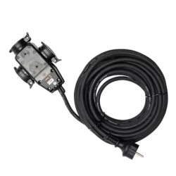 Hosszabbító kábel GT 10m 3X2P+F 3x1,5mm2 IP44 Yato YT-8116