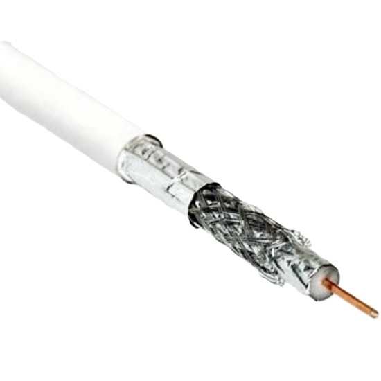 Kábel koax 75 ohm 3x árnyékolt RG6
