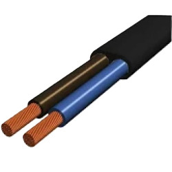 Kábel MTL 2x0,75mm2 H03VVH2-F fekete