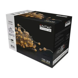 Karács. égősor  9m 120 LED WW cherry Entac