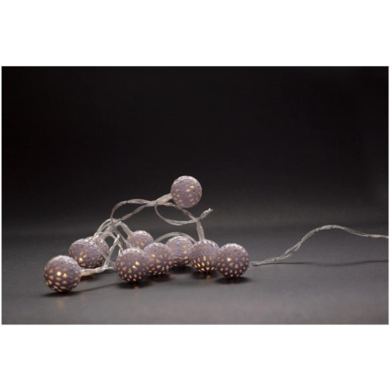 Karács. füzér elemes 1m fém golyó Entac