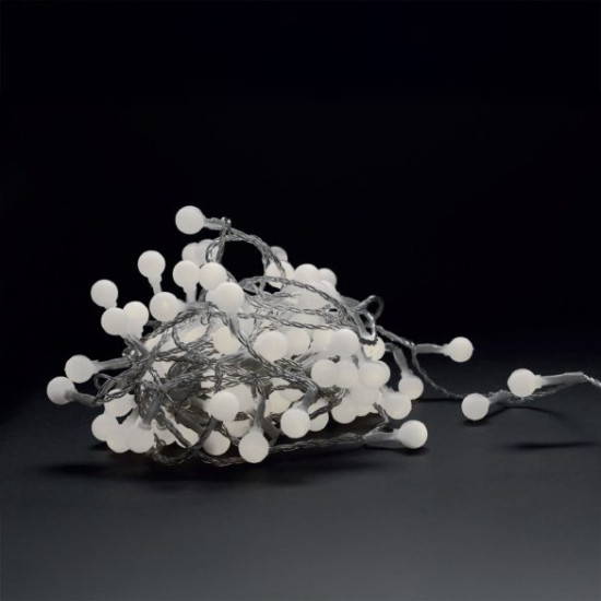 Karács. égősor  9m 120 LED CW cherry Entac