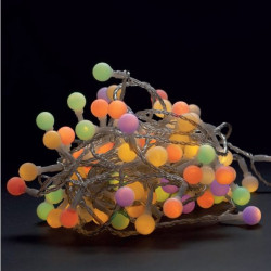 Karács. égősor  9m 120 LED színes cherry Entac