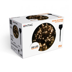 Karács. égősor 20m napelemes WW Entac