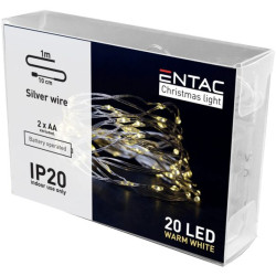 Karács. drótfüzér elemes 1m WW Entac